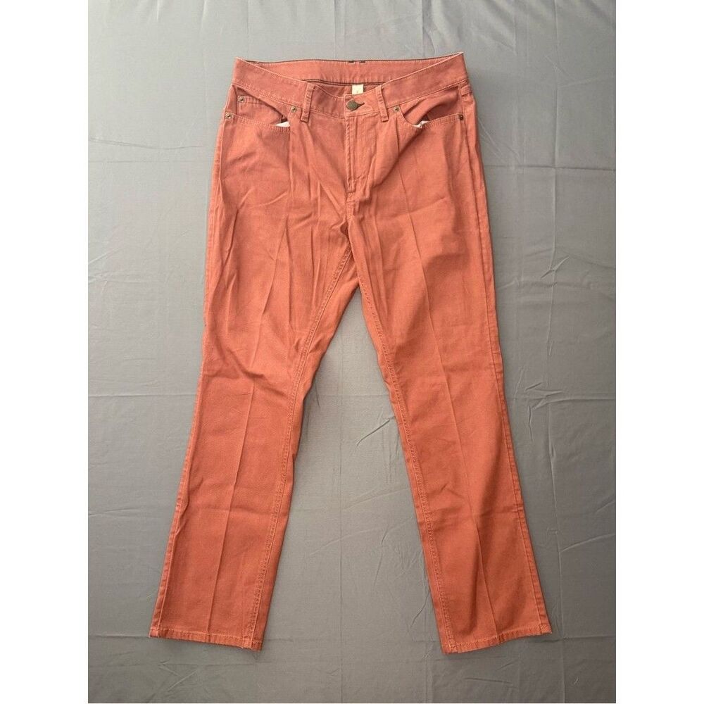 L.L Bean Straight Leg Jeans Coral Terracotta Pink